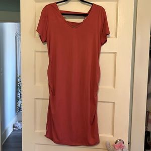 Full Moon Maternity pink dress